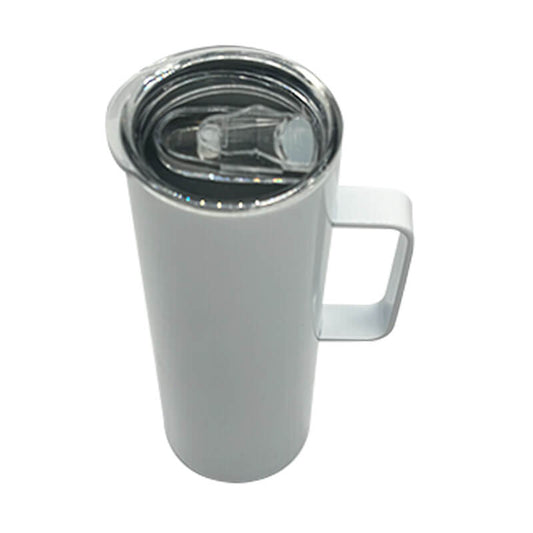 Stainless Steel Tall Coffee Mugs 600ml (With Print)